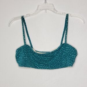 Vintage Y2K Xhilararion Cheetah Print Bikini Top Size XL